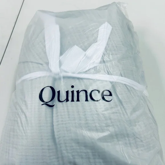 QUINCE Organic Airy Gauze Duvet Cover King/Cal King Mist 5007